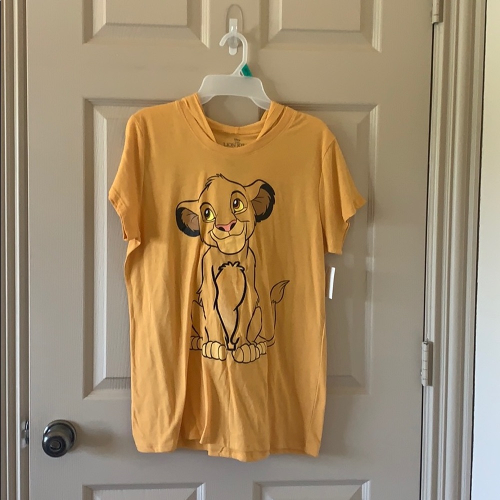 Cute Simba hooded tee